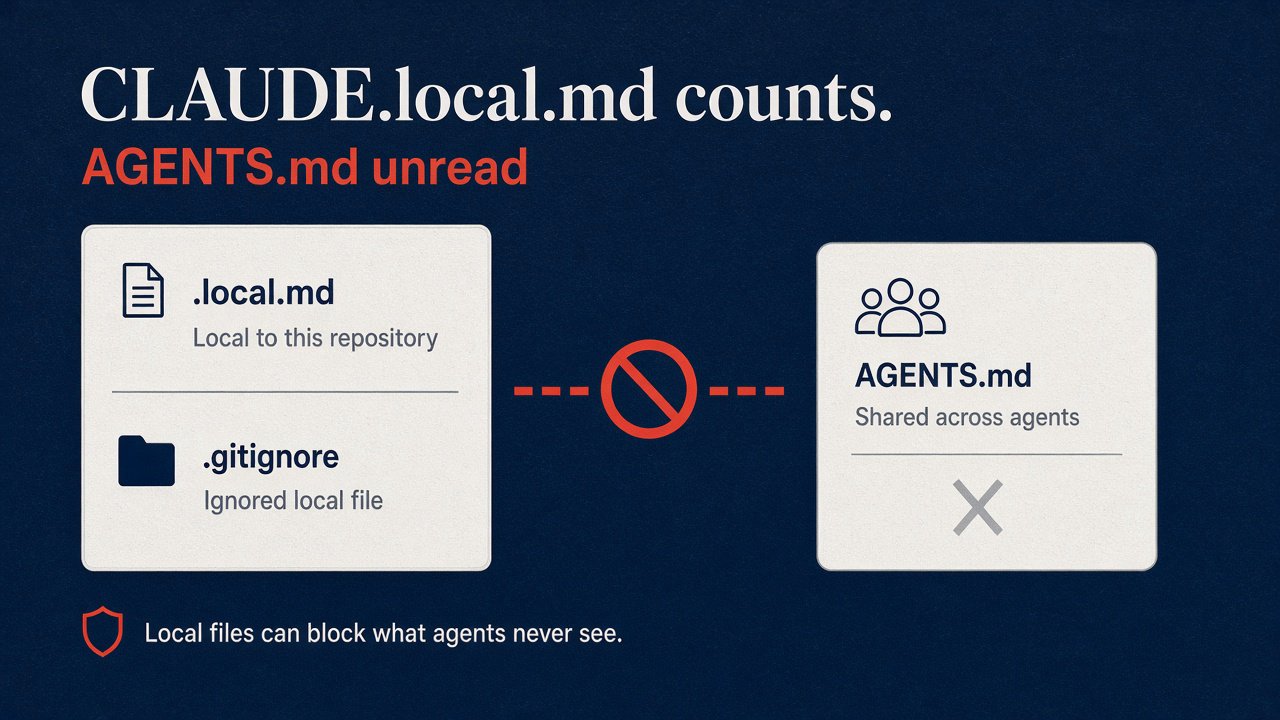 CLAUDE.local.md counts and leaves AGENTS.md unread