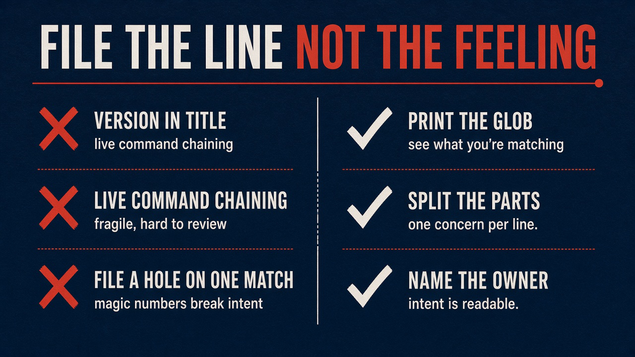 Forbidden vs allowed: file the line, not the feeling