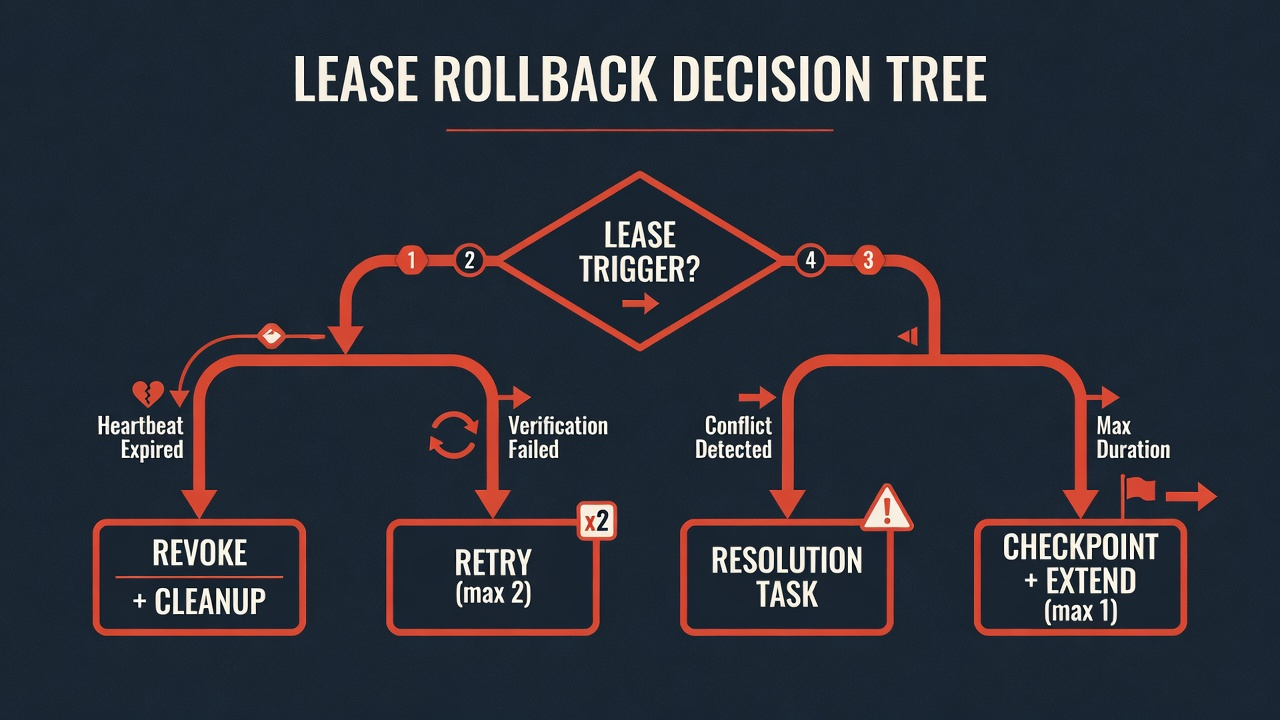 Compensation actions defined in contract, not agent code