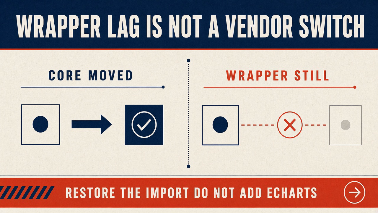 Wrapper lag is not a vendor switch