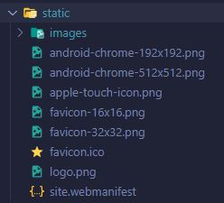 Favicon resources in static folder